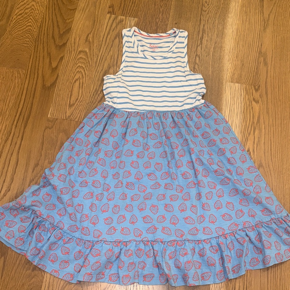 Mini Boden Strawberry Pattern Dress